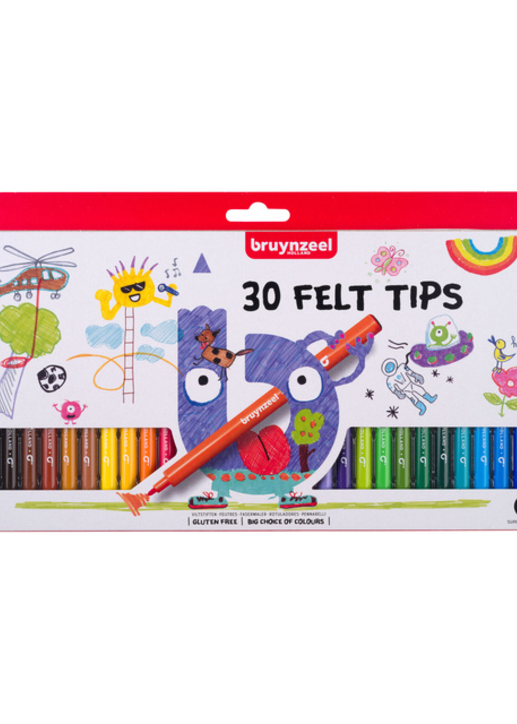 Bruynzeel Bruynzeel VILTSTIFTEN SET 30STKS ASSORTI