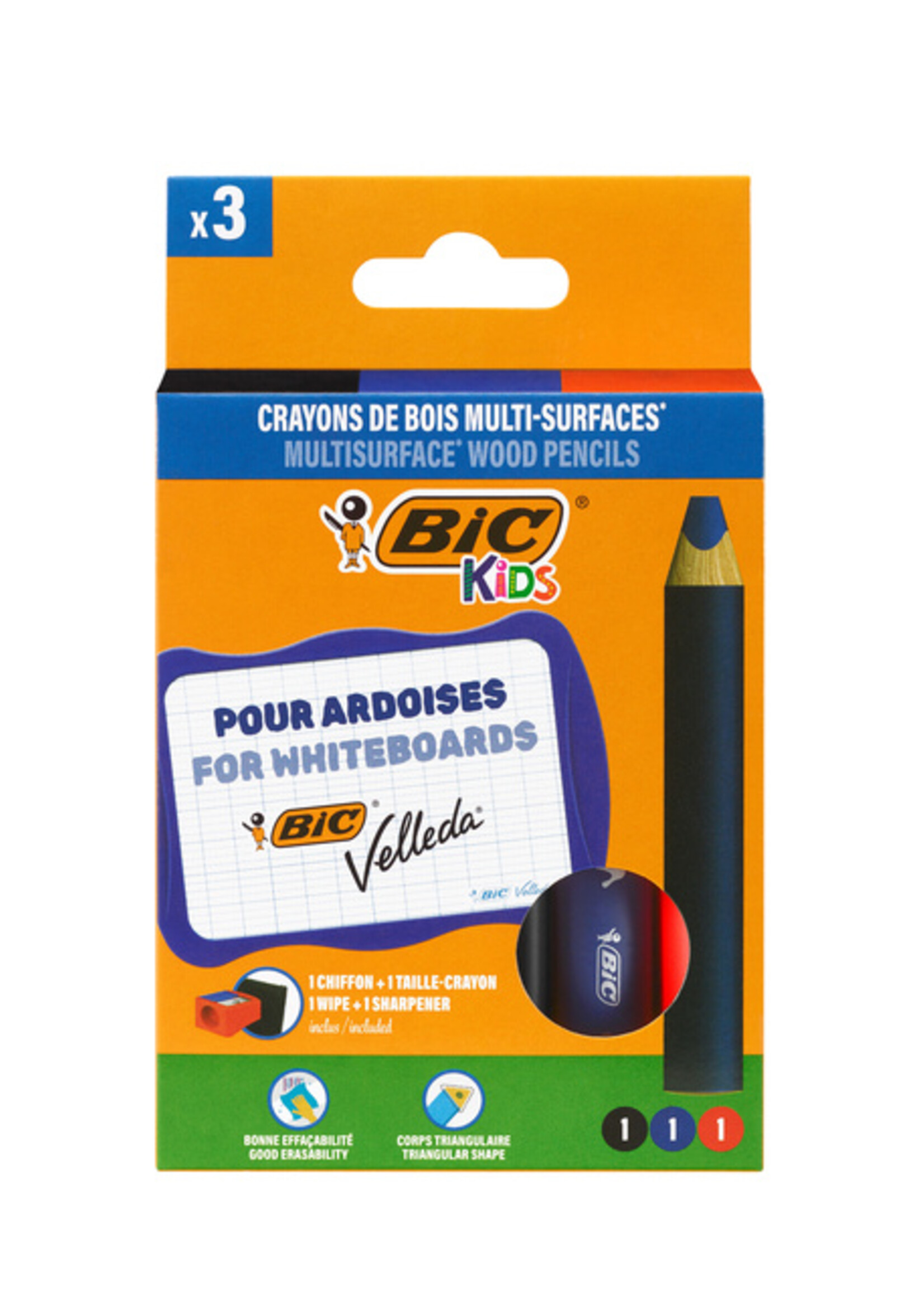 Bickids Bickids WHITEBOARDPOTL BICKIDS SURF 3X