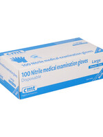 CMT HANDSCHOEN  L NITRIL BL 100STKS