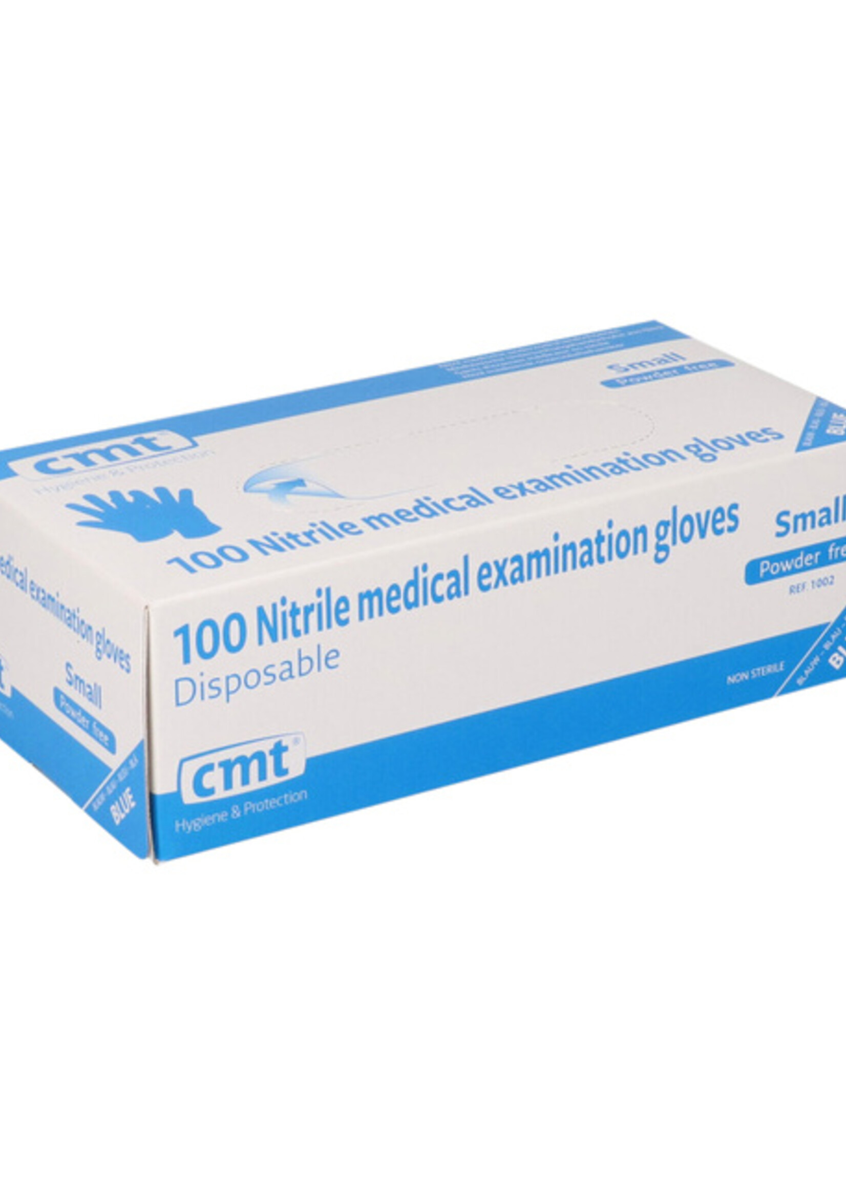 CMT CMT HANDSCHOEN S NITRIL BL 100STKS