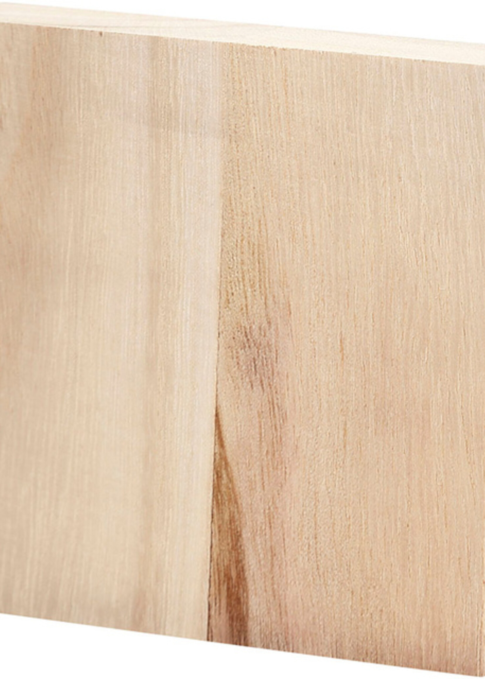 Creotime Creotime KNUTSELPLANK HOUT 9.6X9.6CM