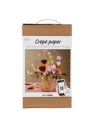 Creotime HOBBYSET CREPEPAPIER BOEKET