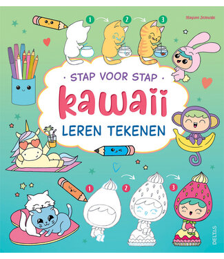 Deltas TEKENBOEK STAPPEN KAWAII