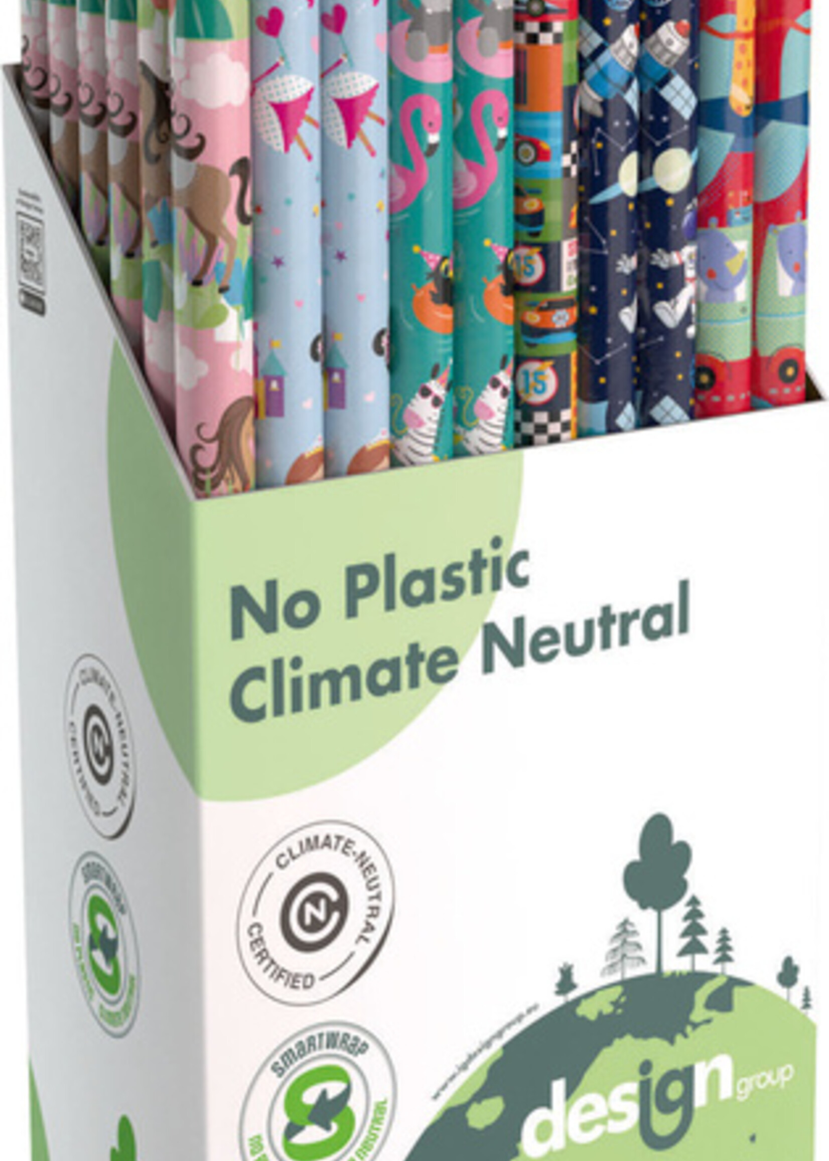 Design Group Design Group INPAKPAPIER KIDS 200X70CM ASSORTI