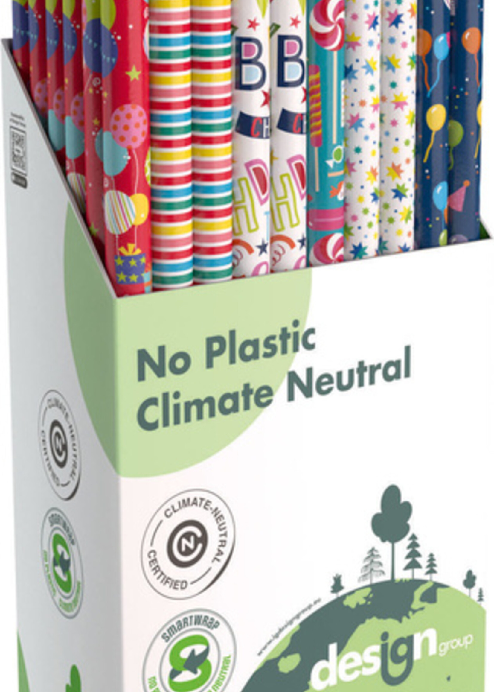 Design Group Design Group INPAKPAPIER PARTY 200X70CM ASS