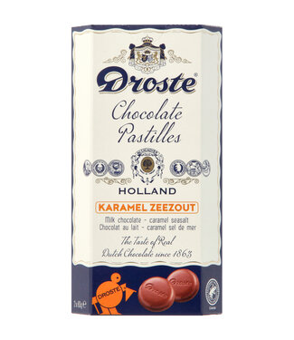 Droste CHOCOLADE PASTILLES DUO ZEEZOUT 160GR