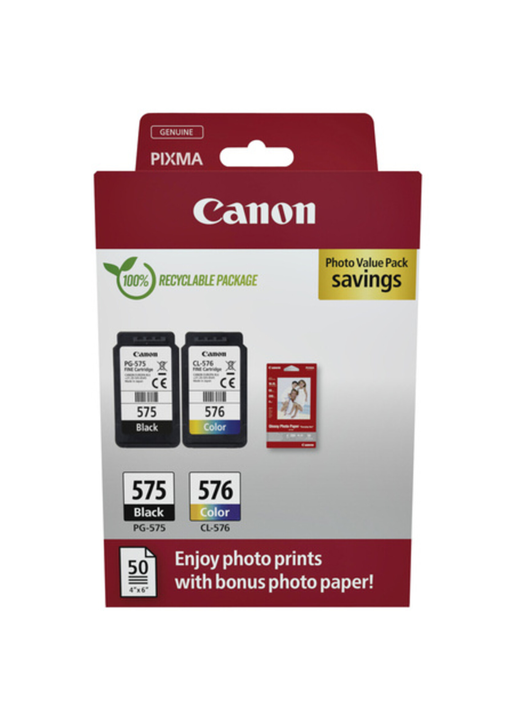 Canon Canon INKTCARTRIDGERIDGE G-575+CL-576+PHOTO PAPIER