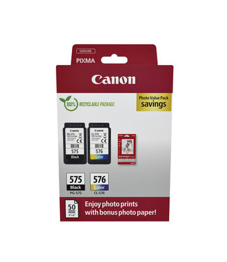 Canon INKTCARTRIDGERIDGE G-575+CL-576+PHOTO PAPIER