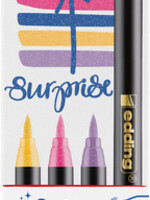 edding BRUSHPEN 1340 4ST GLITTER