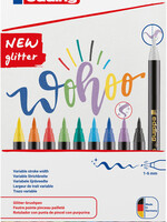 edding BRUSHPEN 1340 10ST GLITTER