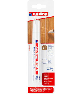 edding VILTSTIFT 8900 MEUBEL SPIER WIT