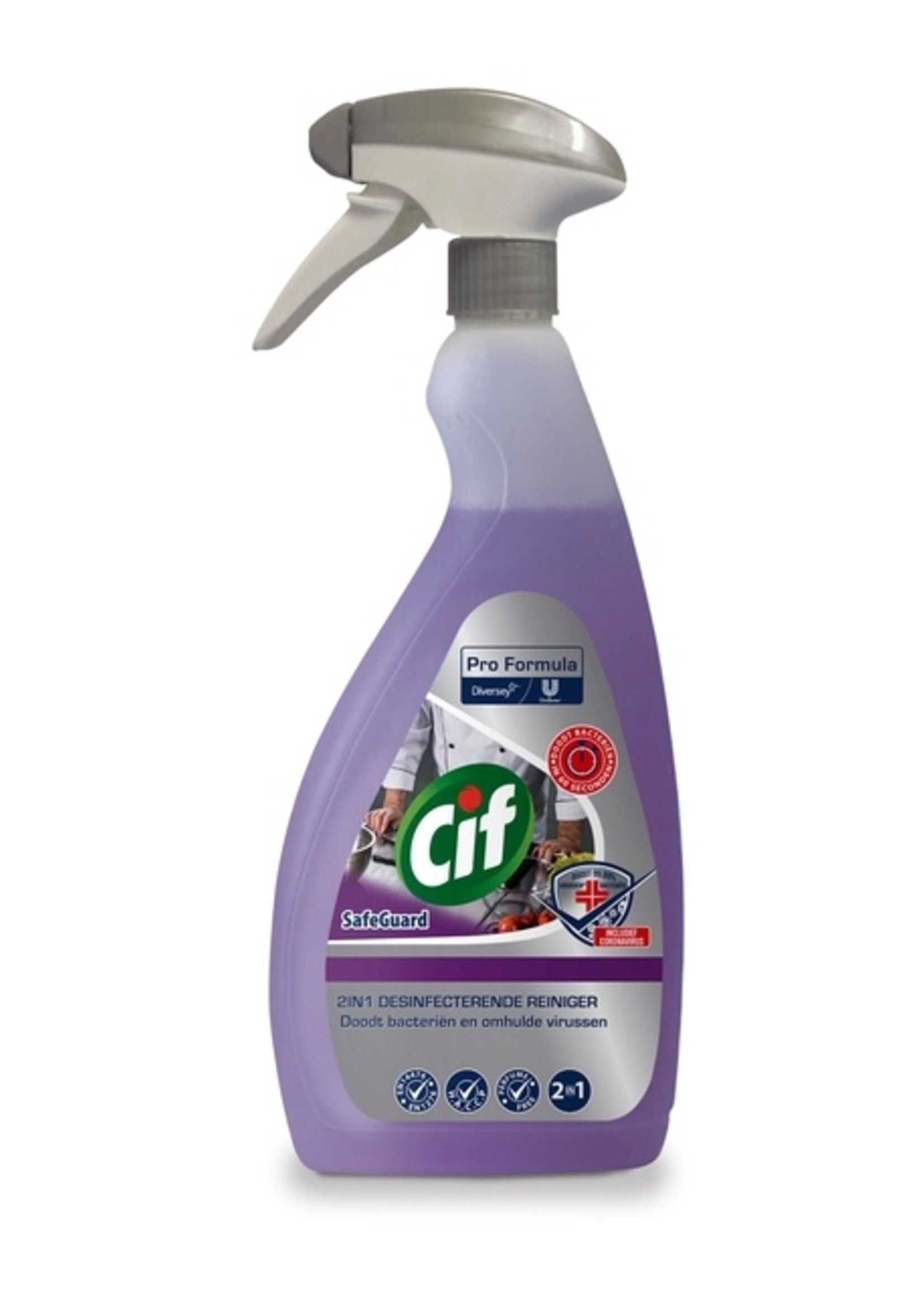 Cif Cif DESINFECTIE PROF SAFEGUARD 750ML