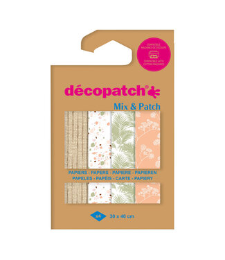 Decopatch HOBBYPAPIER TERRACOTTA 30X40CM 4VEL