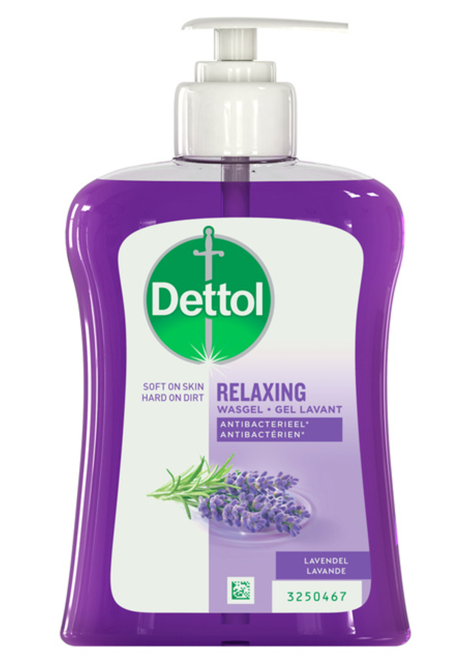 DETTOL DETTOL HANDZEEP LAVENDEL ANTIBACTERIEEL 250ML