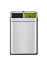 EKO AFVALBAK LAGUNA SLIM 2X10L RVS