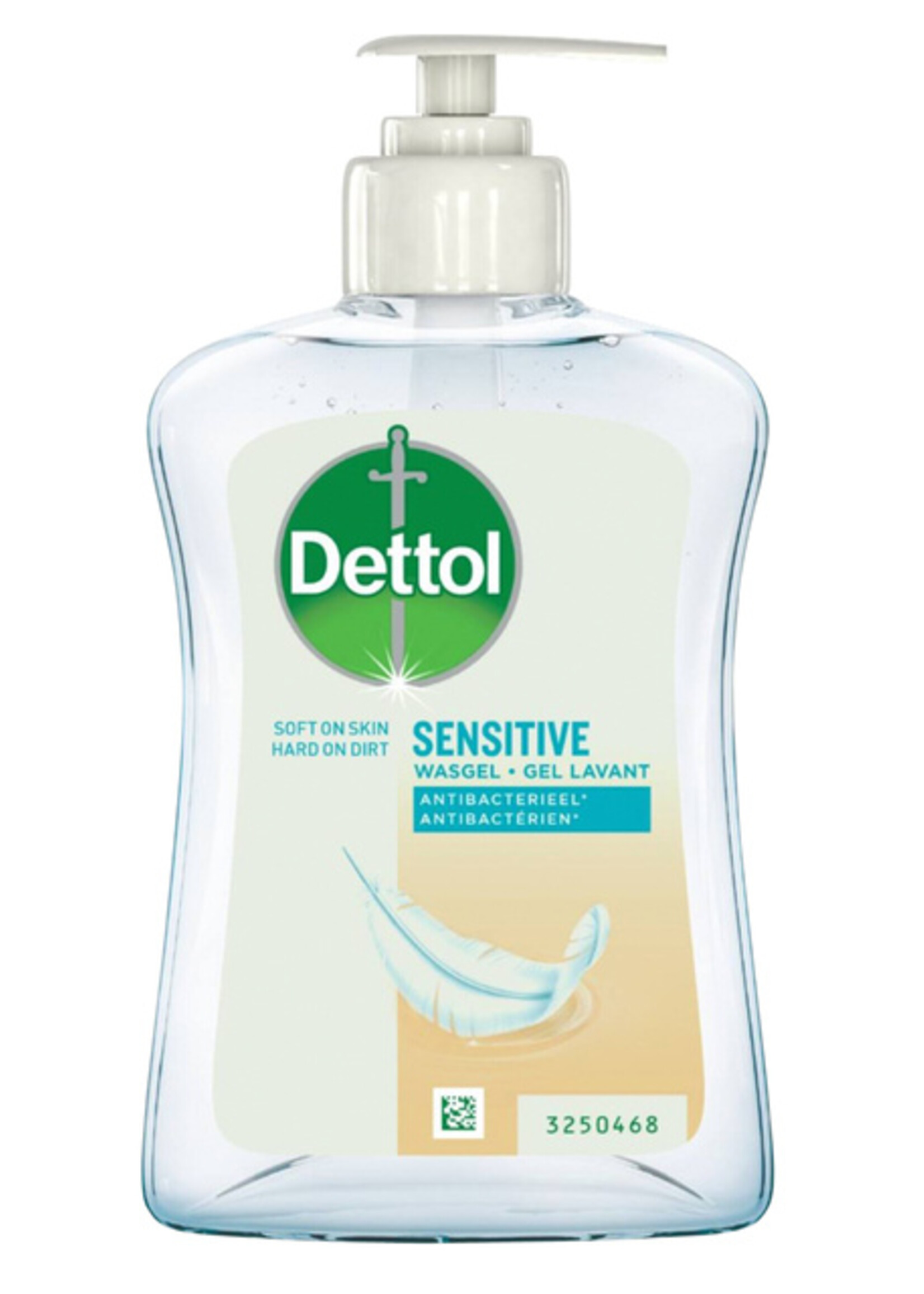 DETTOL DETTOL HANDZEEP SENSITIVE ANTIBACTERIEEL 250ML