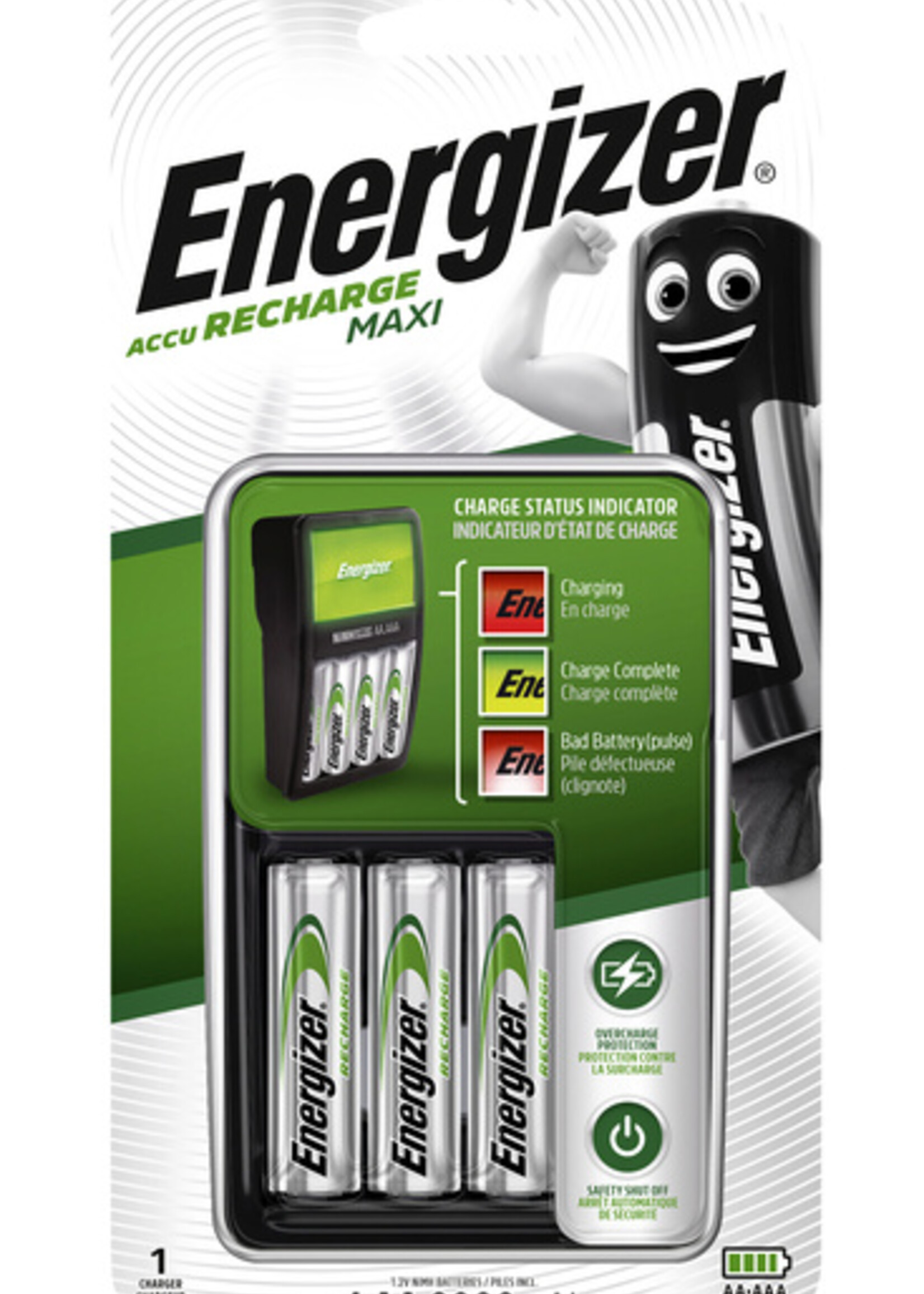 Energizer Energizer BATTERIJ OPLADER AA INCL BATTERIJ 4ST
