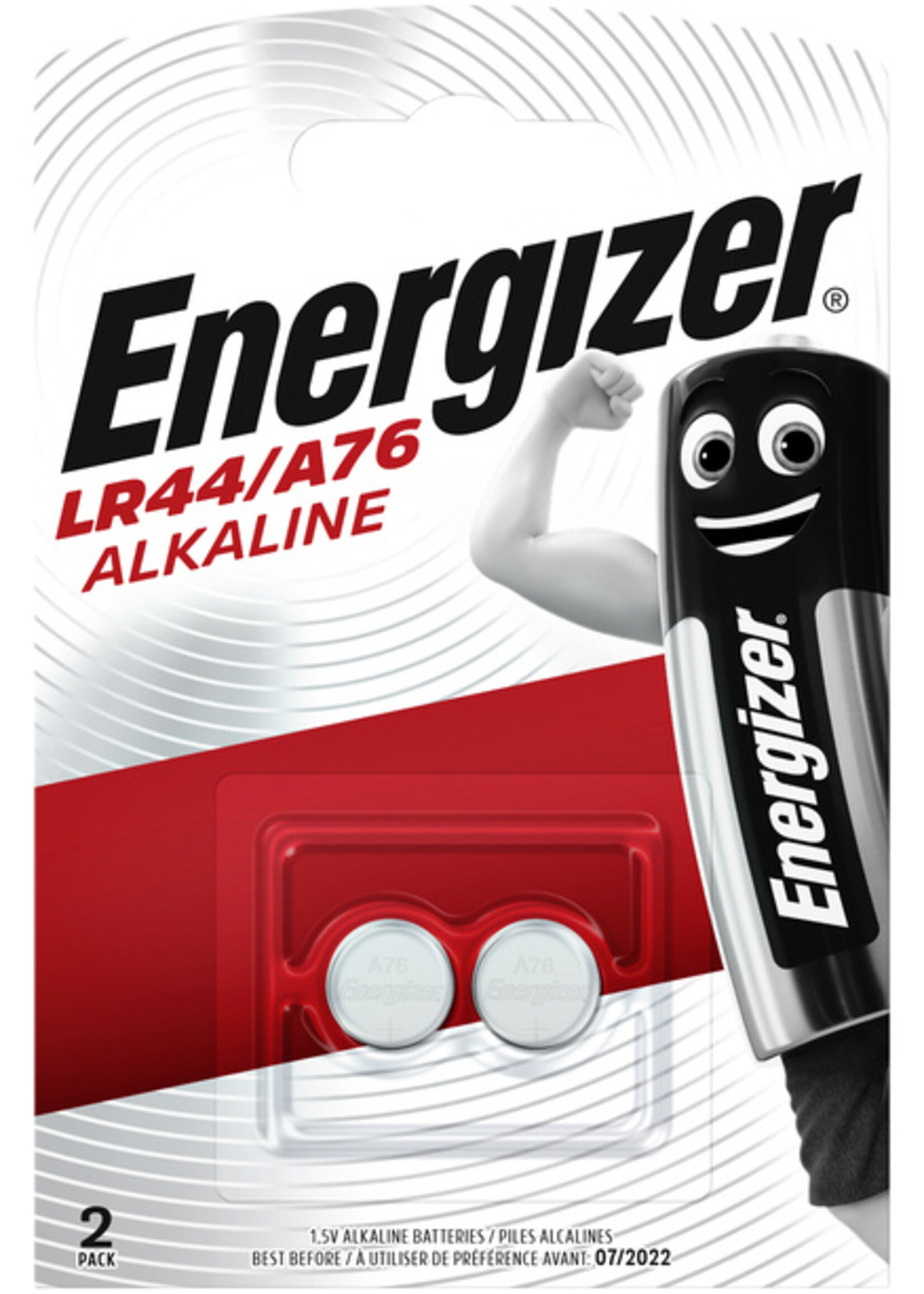 Energizer Energizer BATTERIJ KNOOPCEL LR44 2ST