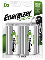 Energizer BATTERIJ OPLBAAR D 2ST