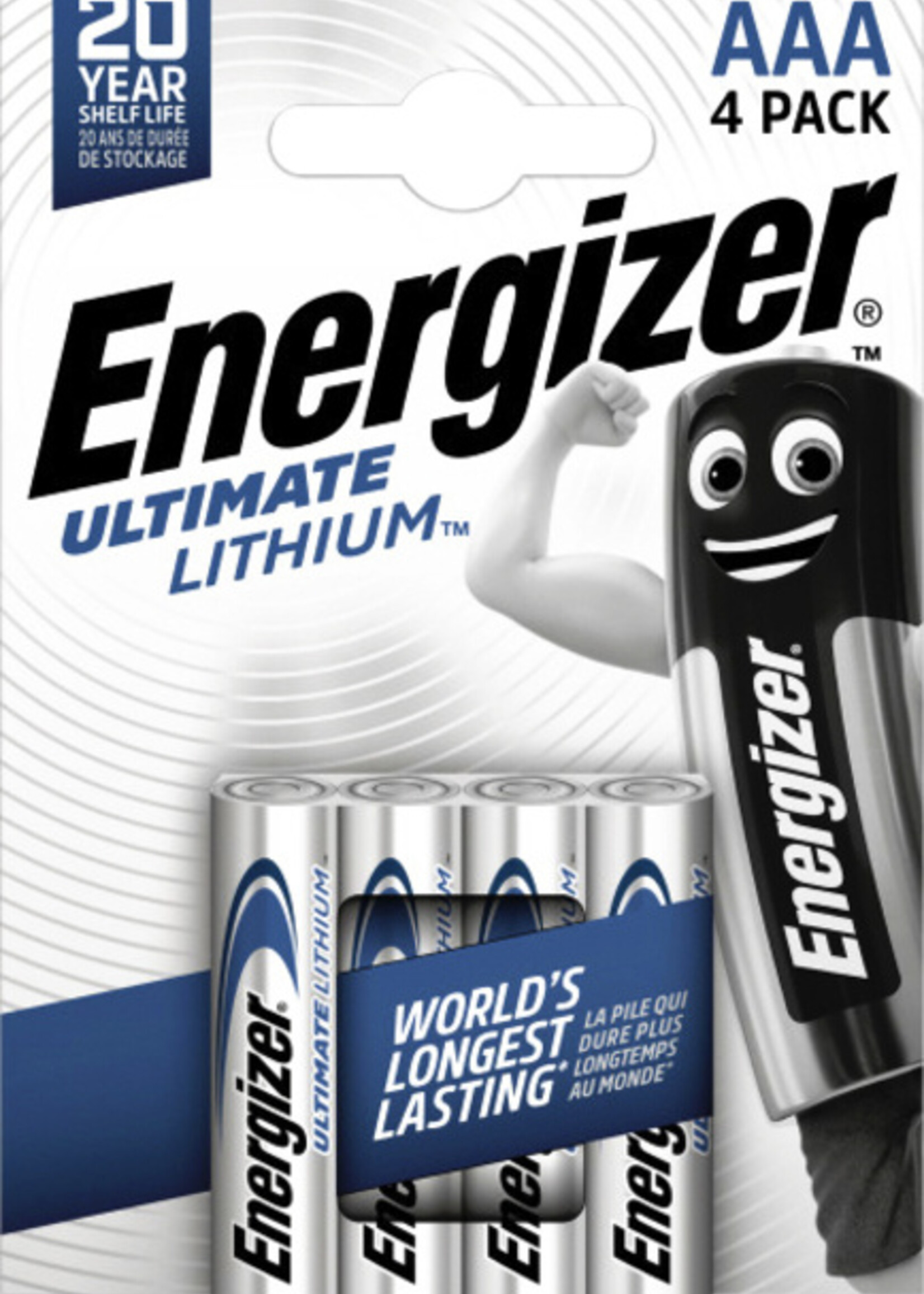 Energizer Energizer BATTERIJ ULTIMATE LITHIUM AAA 4ST