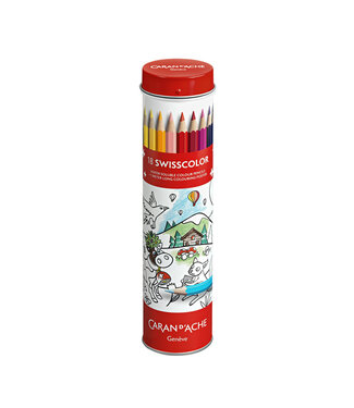 Caran d'ache KLEURPOTOOLD SWISSCOLOR 18ST