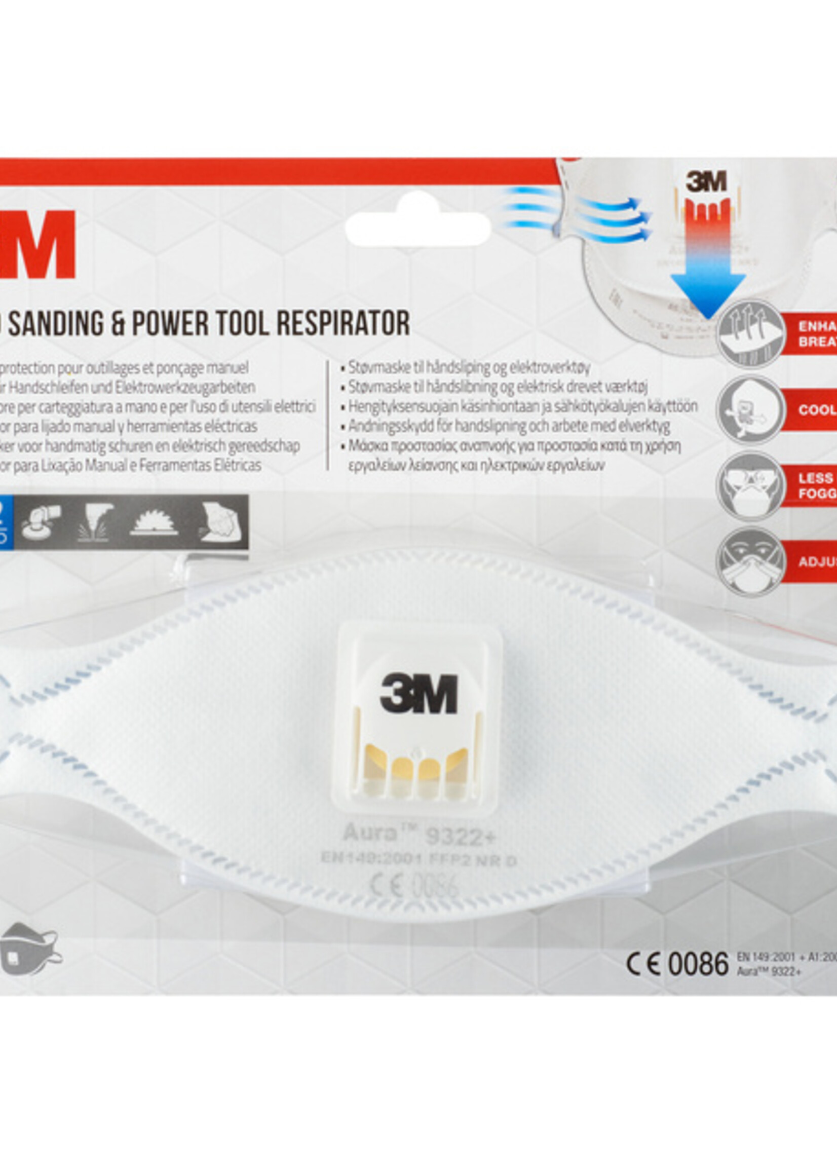 3M 3M STOFMASKER AURA FFP2 VENT 2ST