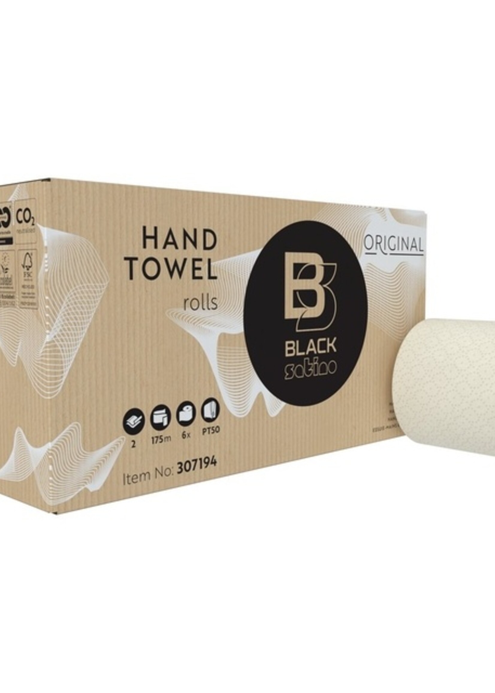 BlackSatino BlackSatino HANDOEKROL OR PT50 307195 175M