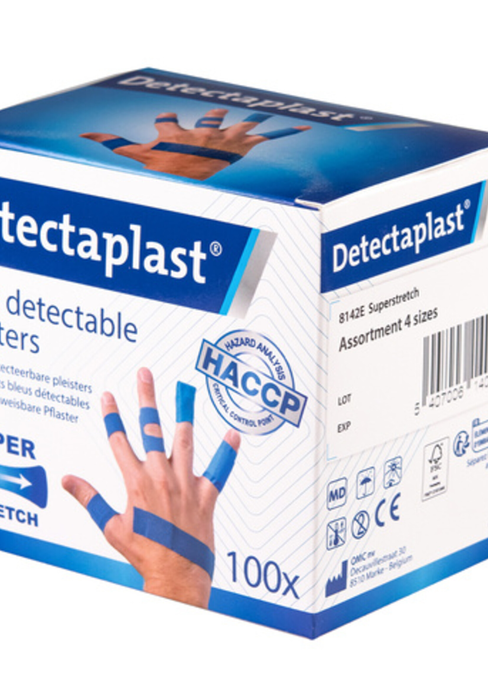 Detectaplast Detectaplast ELASTISCHE BL TEX PLEISTER ASS