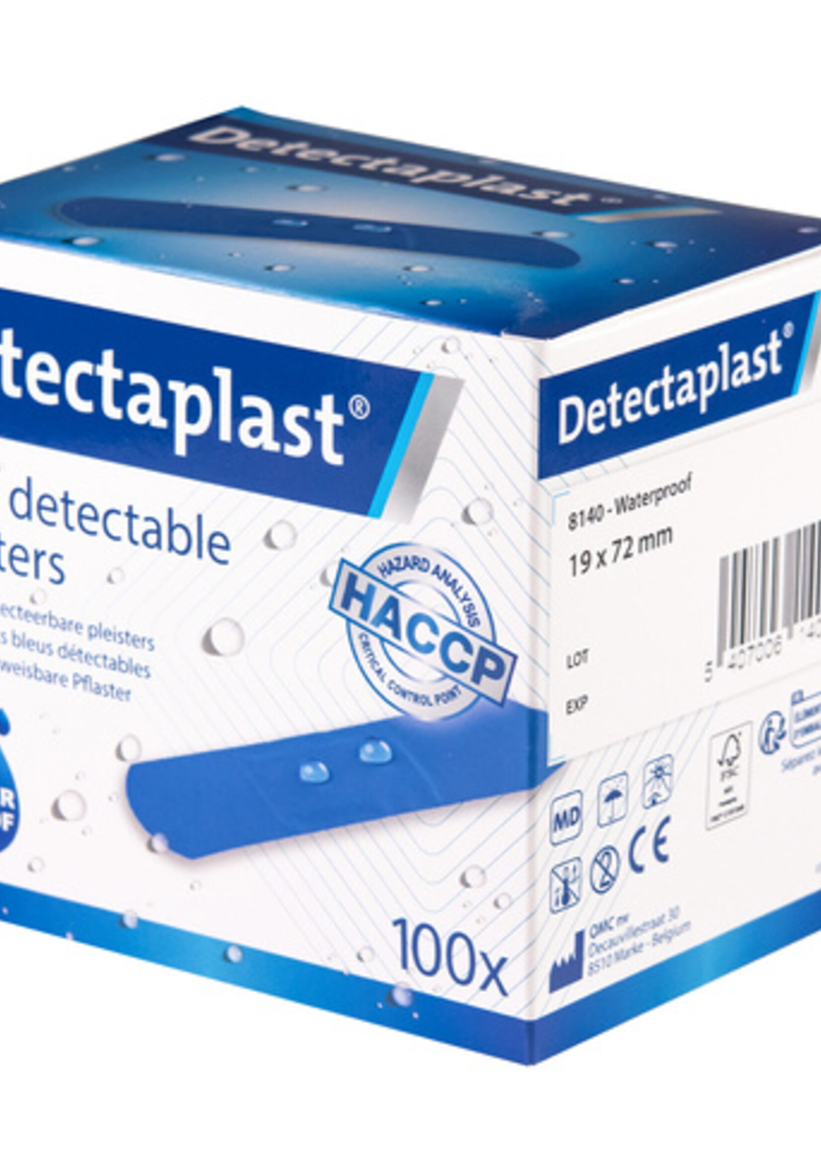 Detectaplast Detectaplast WATERAFSTOTENDE BL PLEISTER 19X72