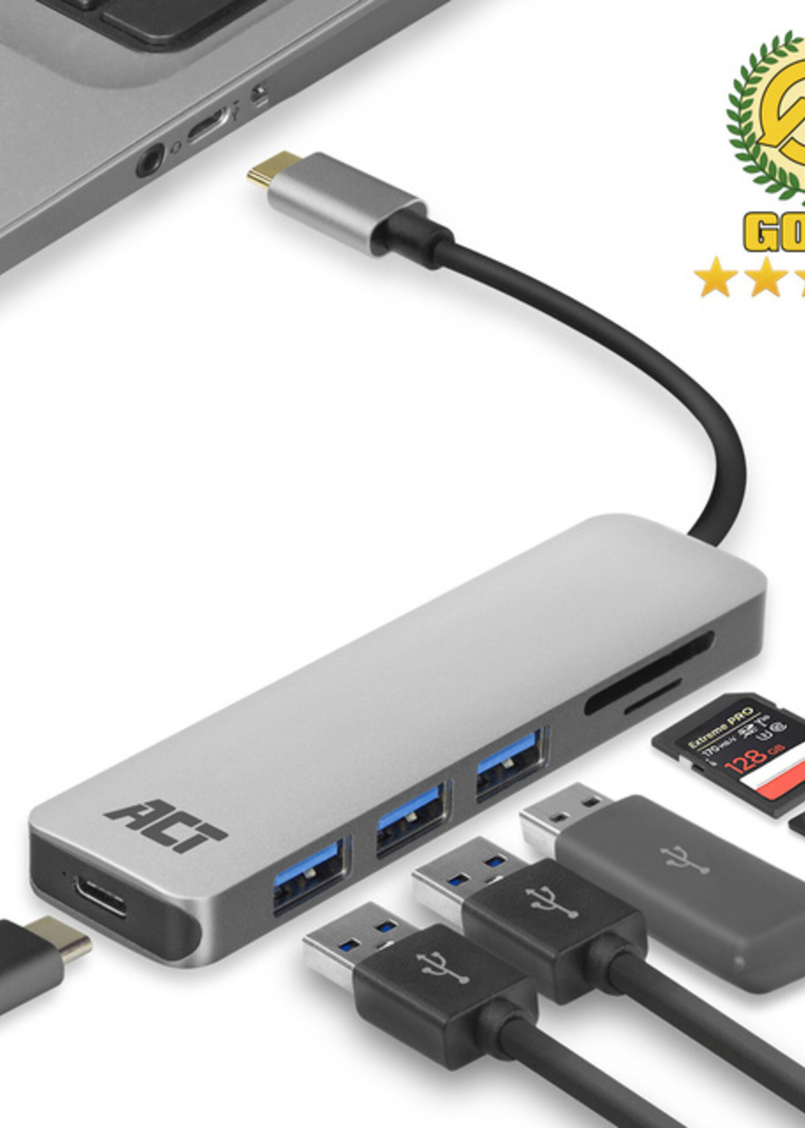 ACT ACT HUB USB-C 3X USB-A CARDREA