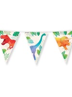 Bruna office PARTY FLAGS FOIL DINO