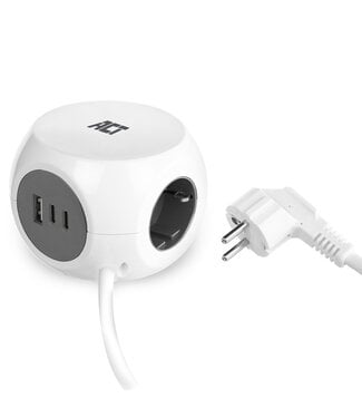 ACT STEKKERBLOK 1.5M 3X INCL 2X USB C/A