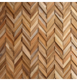 Rebel of Styles UltraWood Teak Chevron