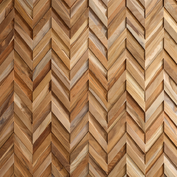 UltraWood Teak Chevron