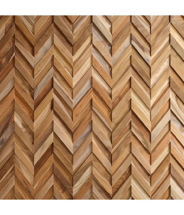 Rebel of Styles UltraWood Teak Chevron