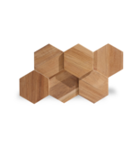 Rebel of Styles UltraWood Hexagon Teak