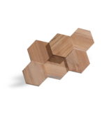 Rebel of Styles UltraWood Hexagon Teak