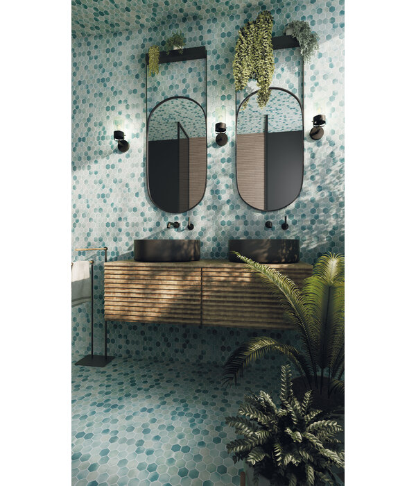 Onix Hex XL Cotto Carel Mosaic tiles