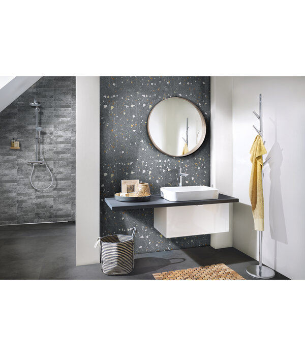 Klimex UltraStrong Terrazzo Round Anthracite
