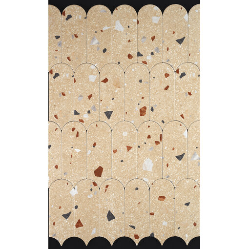 Klimex UltraStrong Terrazzo Round Beige