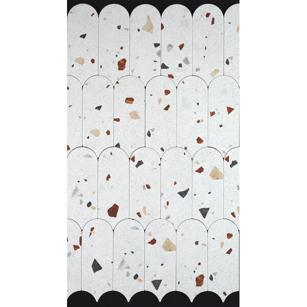 UltraStrong Terrazzo Round White