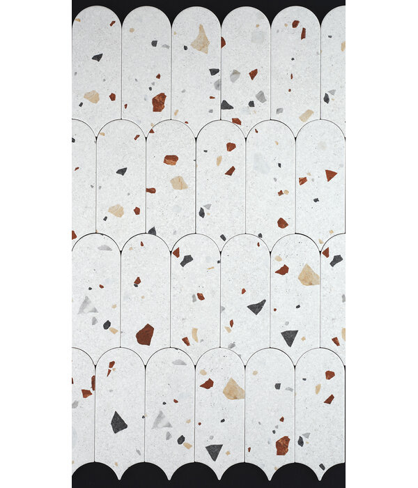 Klimex UltraStrong Terrazzo Round White