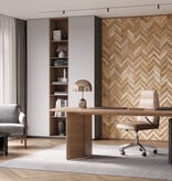 Rebel of Styles UltraWood Teak Herringbone
