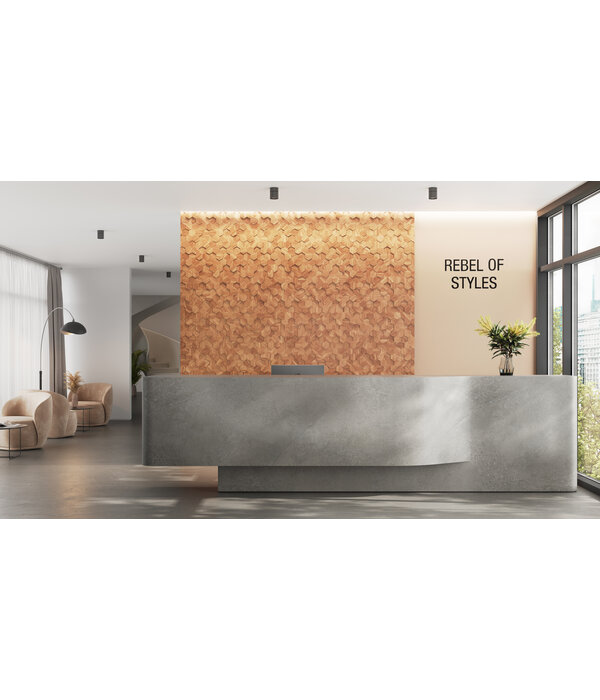 Rebel of Styles UltraWood Hexagon Teak