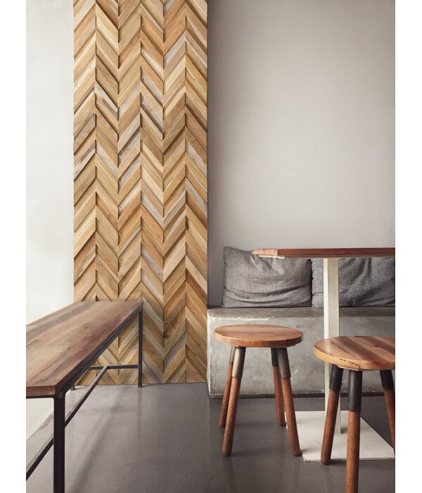 Rebel of Styles UltraWood Teak Chevron