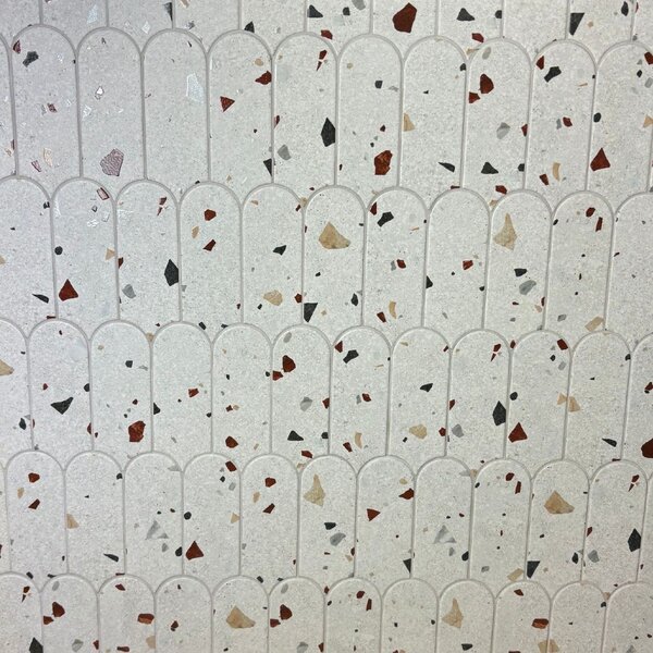 UltraStrong Terrazzo Round White