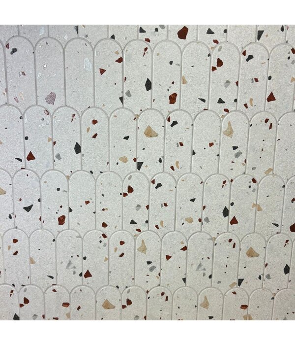 Klimex UltraStrong Terrazzo Round White