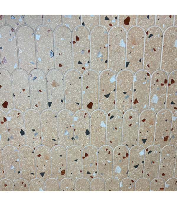 Klimex UltraStrong Terrazzo Round Beige