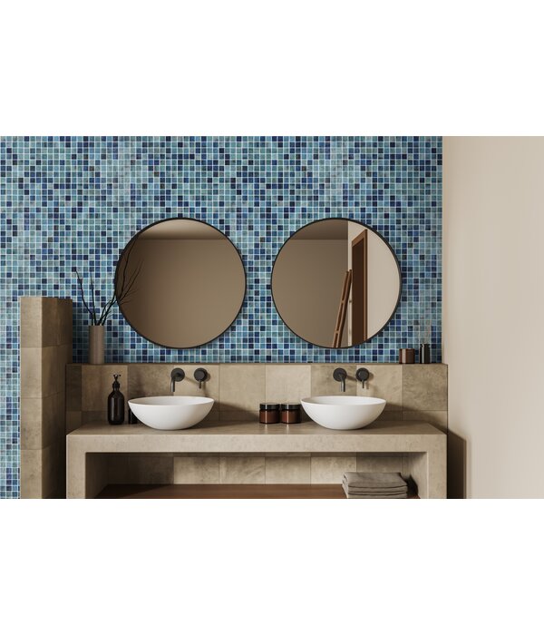 Onix  Mosaic tiles - Vanguard Forest Blue