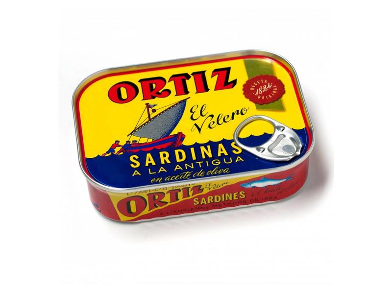 Ortiz Sardientjes a la Antigua in olijfolie met zout